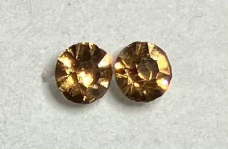 Rhinestone Everyday Earrings Nylon Post 4mm, 12 colors