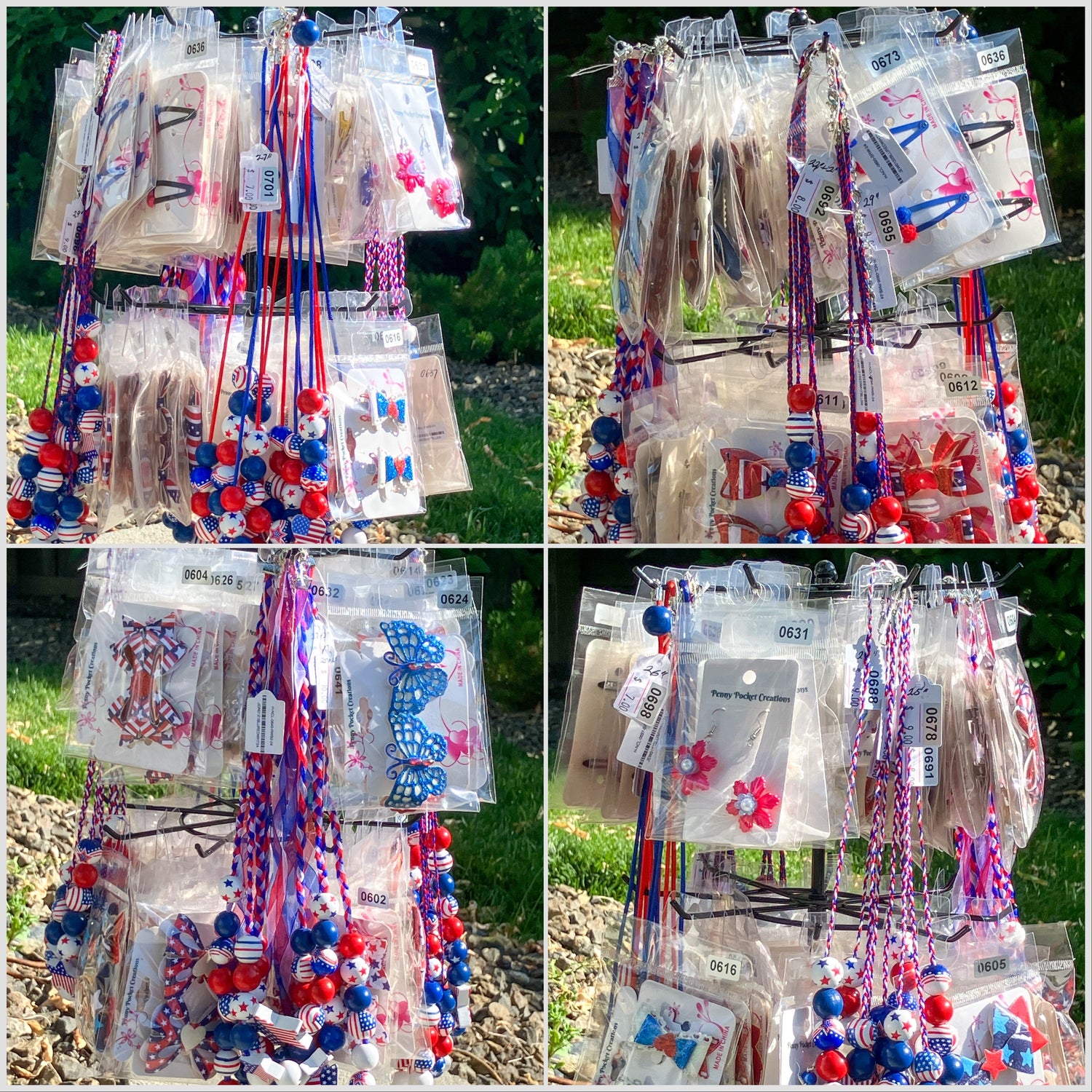 Patriotic Jewelry and Hair Accessories