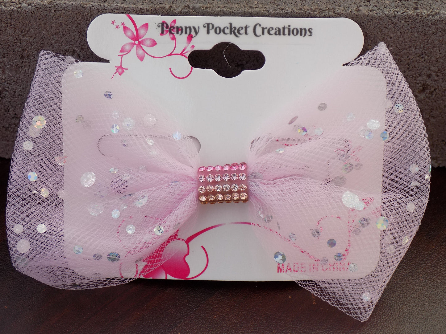 Sequin Tulle Fabric XL Hair Bow Self-Adhesive Rainbow Crystal Roll Center