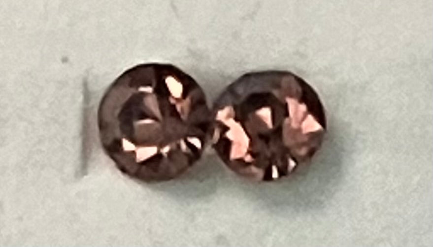 Rhinestone Everyday Earrings Nylon Post 4mm, 12 colors