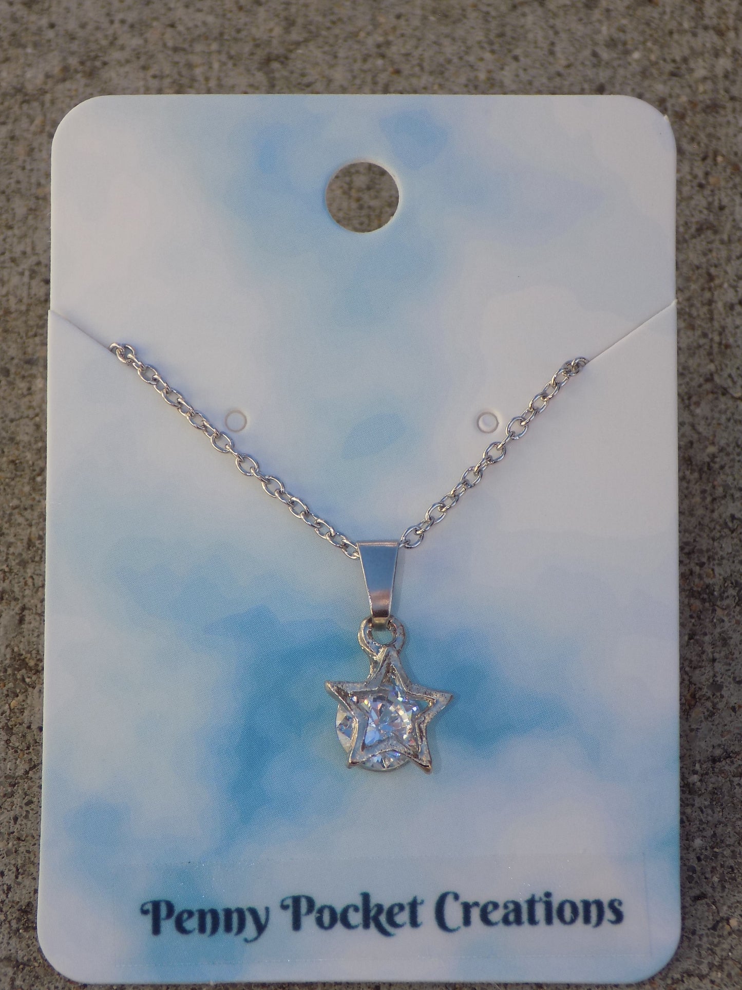 Silvery Alloy Hollow Frame Shapes Rhinestone Charm Pendant Necklaces