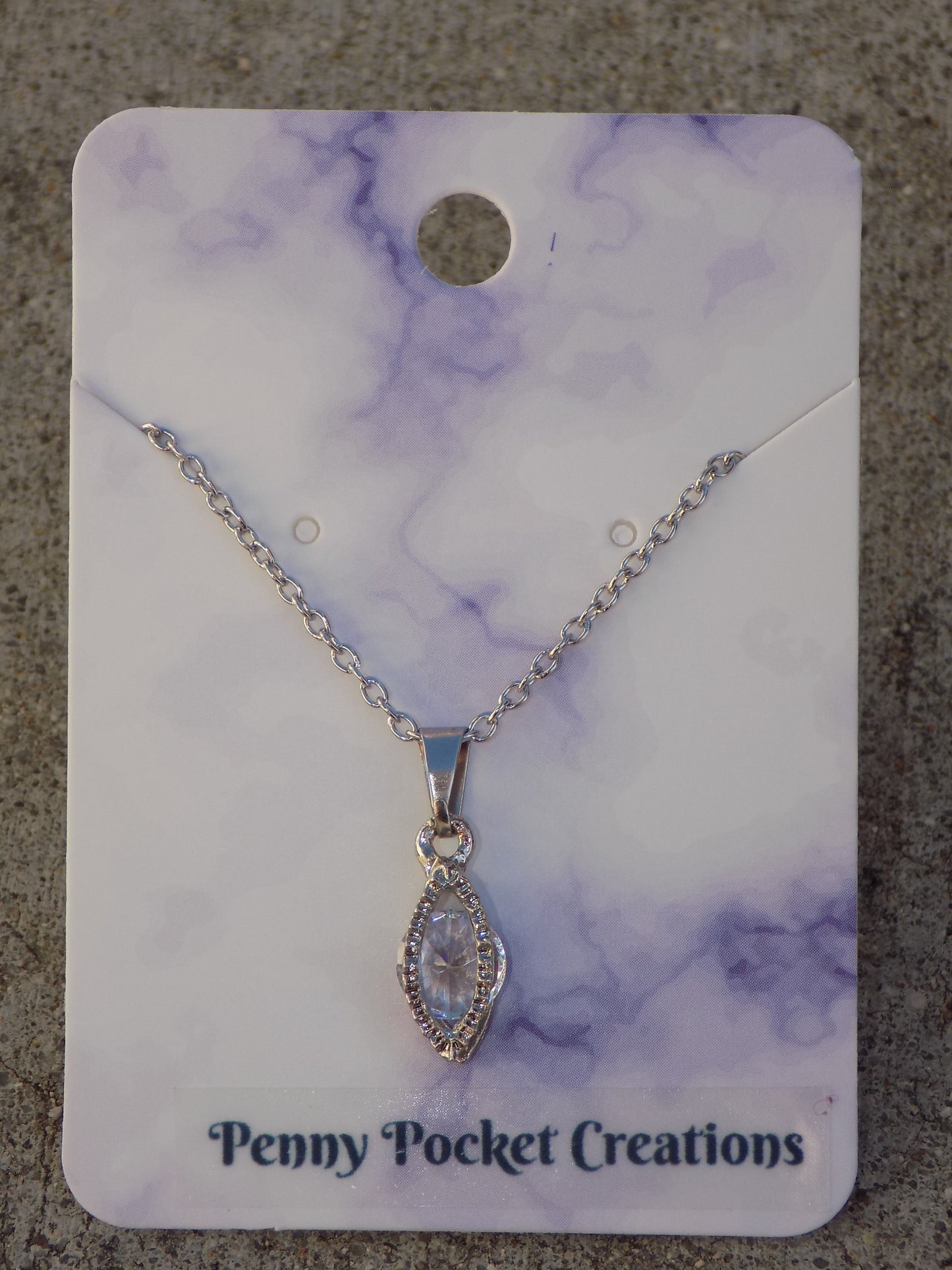 Silvery Alloy Hollow Frame Shapes Rhinestone Charm Pendant Necklaces