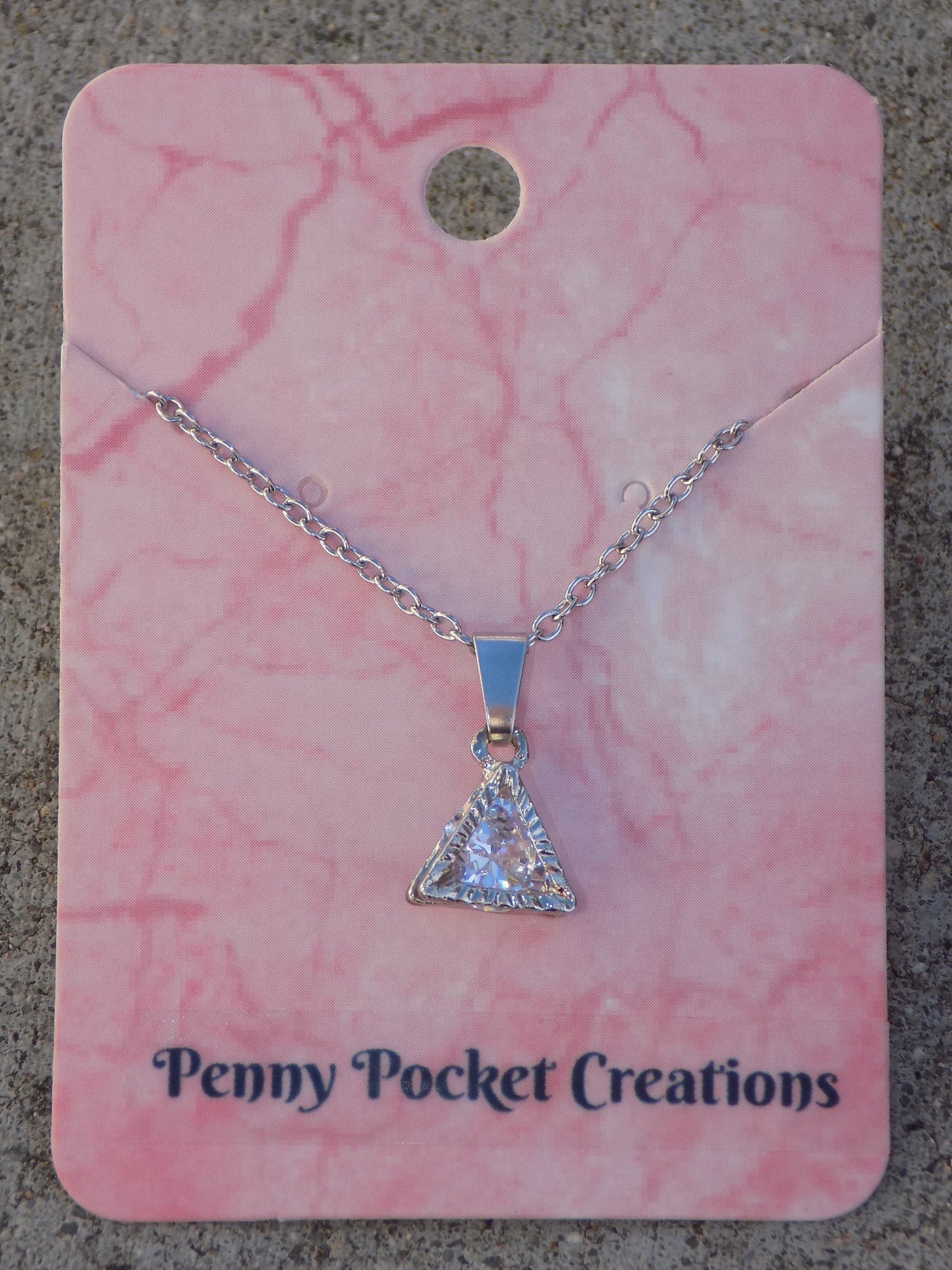 Silvery Alloy Hollow Frame Shapes Rhinestone Charm Pendant Necklaces